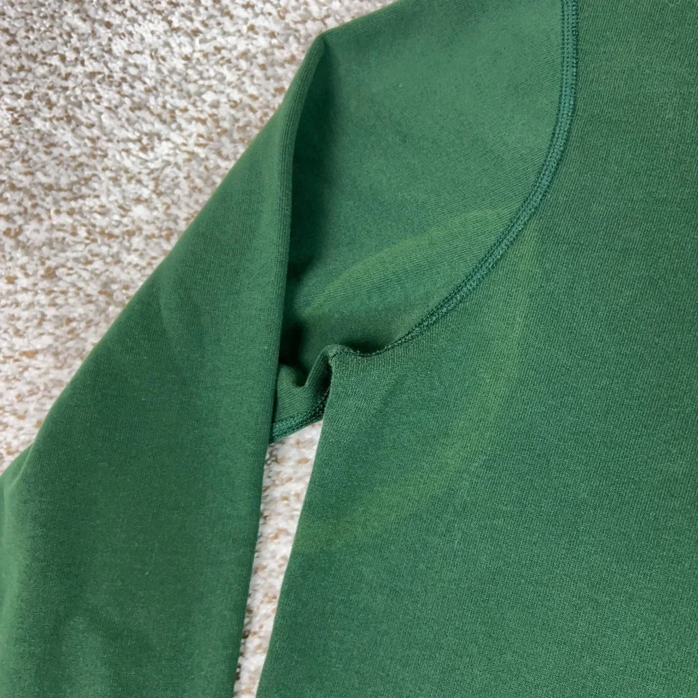 Polo Ralph Lauren Sweatshirt Mens Medium Green Crewneck Fleece Pony Logo Sweater